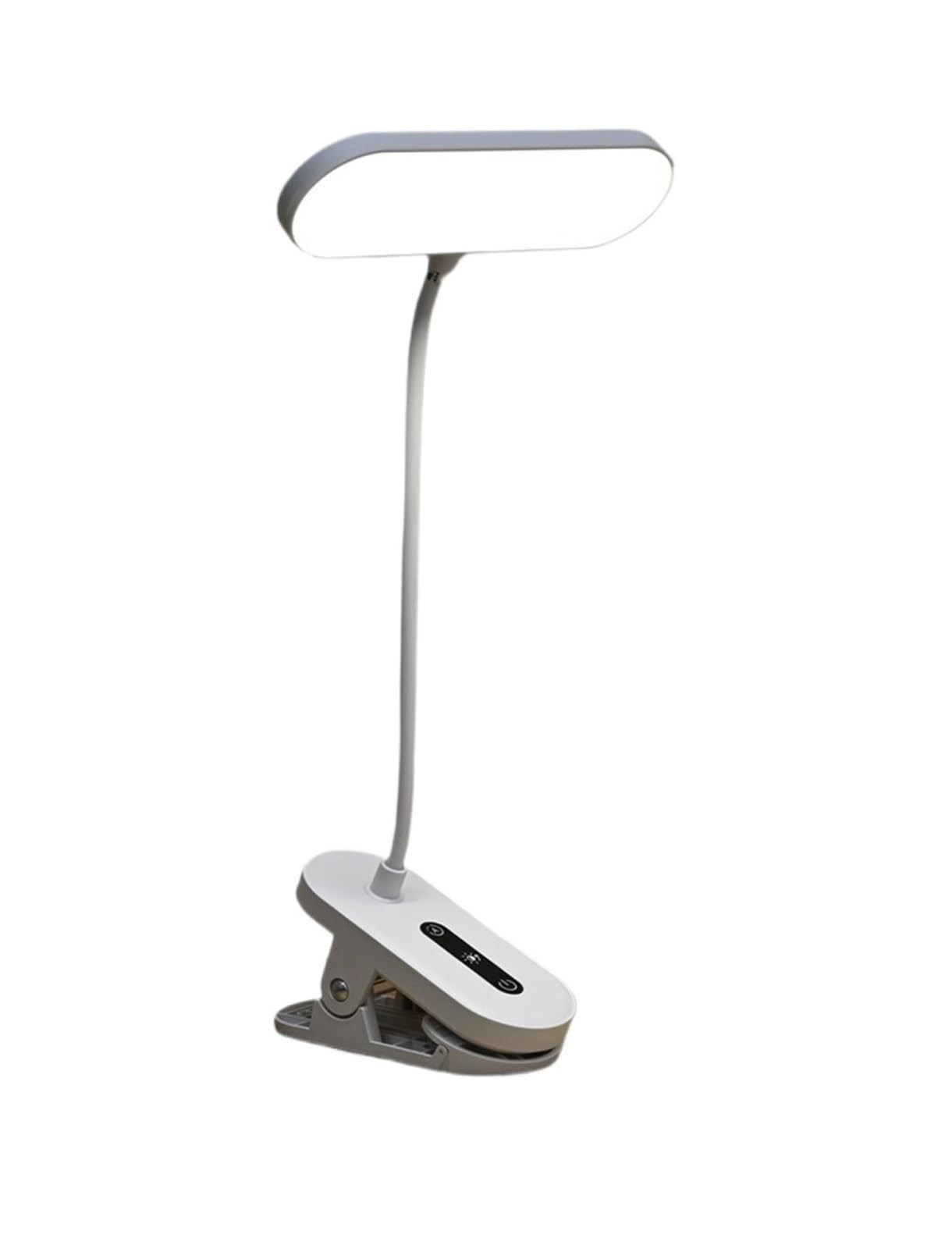 CKAFZMYJQBT Clip-On Desk Lamp Portable LED Desk Lamp Desktop Book Lamp Timed Stepless Dimming 1200 Mah Eye Protection Reading Study Lamp