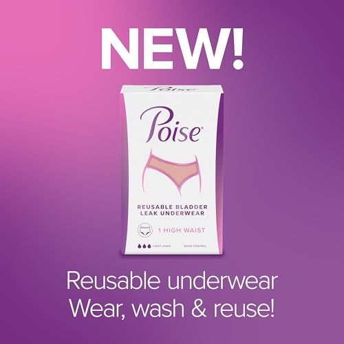 Image of Poise Washable Incontinence Underwear for Women, 1XL, 1 Count