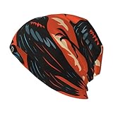 YYHWHJDE Ravens Picture - Gorro de punto para adulto, estilo casual, sin ala, elástico, unisex, color negro