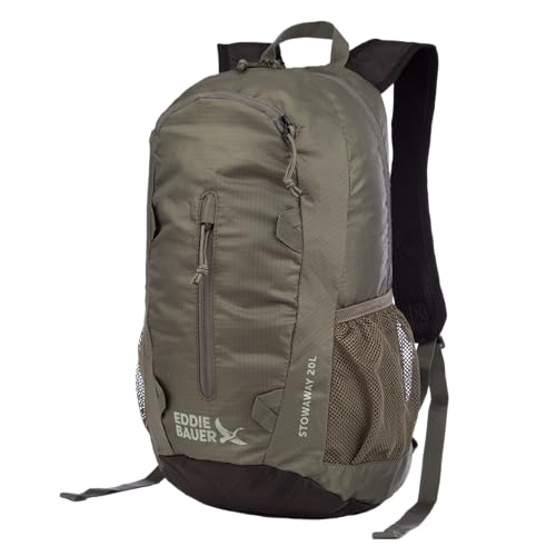 Eddie Bauer Stowaway Sac à dos pliable en polyester Ripstop, épicéa, 20 L – vue 4