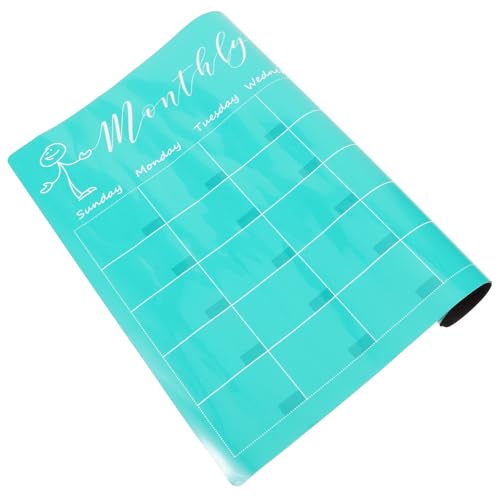 DIYEAH 1 Juego tablero de escritura borrable imanes de nevera para adultos imán de refrigerador magnetic board Tablero para anotaciones tablero de plan de horario magnético el plastico