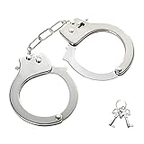 Velany Handcuffs, Kid Toys Handcuffs, Role-Playing Props, Party Costume Props, dress up and pretend play. Police gear toy handcuffs