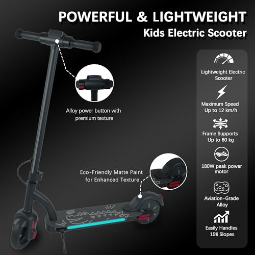 Trottinette électrique enfants de 70 kg max pour simplifier la mobilité active