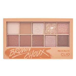 DOOWON Clio Pro Eye Palette 02 Brown Choux (1 piece) Eyeshadow CLIO 1 pcs (x1)