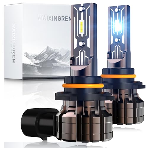 WAIXINGREN Bulb 6500K White, Fog Lights Canbus, Fanless Mini Size Plug and Play (9005/HB3)