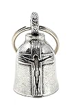 Bravo Bells Jesus Cross Bell - Biker Bell Accessory or Key Chain for Good Luck on The Road
