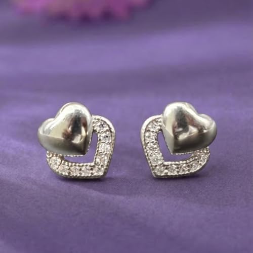 Image of Parasmoni Silver Stylish Earrings for Women & Girls