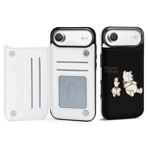 手帳型 くまのプーさん (2) 対応 iPhone 17 Air ケース カード収納 スマホケース 財布型 携帯ケース 軽量 全面保護 スタンド機能 誕生日 プレゼント
