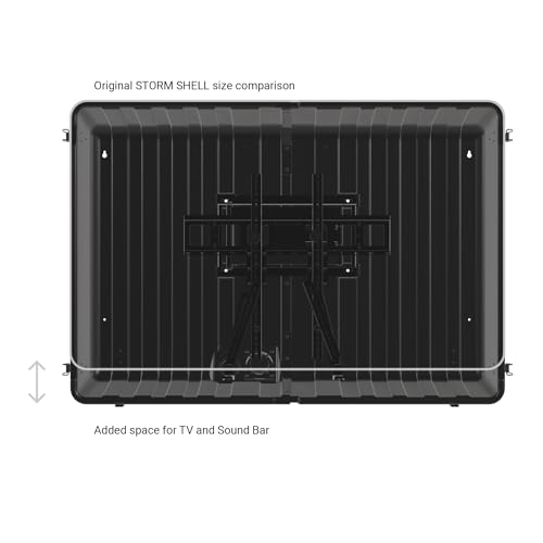 Image of Storm Shell XL Weatherproof 65 inch Outdoor TV and Soundbar Enclosure