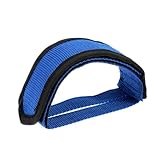 PartyKindom Cubierta de Pedal de Bicicleta Pedales Banda Dedo del pie Accesorios Ligero Ciclismo Adulto pedalina de Fahrrad fahrradpedale piñón Fijo Engranaje Ciclista Azul