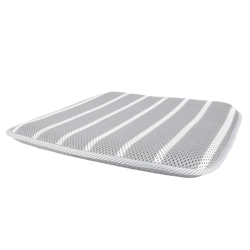 Qudinip Coussin de Siège de Douche, pavé de Chaise de Douche à Mailles à Mailles 4D en Mailles pour Bancs de Douche, avec Un Fort Soutien pour Le Jardinage de Baignade