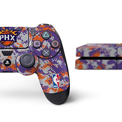 Skinit Decal Gaming Skin Compatible with PS4 Console and Controller Bundle - Officially Licensed NBA Phoenix Suns Digi Camo Design