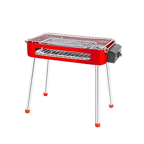 Electric Grill/Compact Charcoal Barbecue,barbecue grill Smoker charcoal bbq,Smoker Grill for Cooking Camping Picnic Garden Charcoal BBQ Grill Party,for Indoor Outdoor