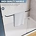 SUNNY SHOWER 58.5-60 in.W x 72 in.H Glass Shower Door, Semi Frameless Double Sliding Shower Door, 1/4