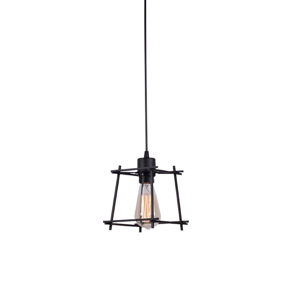 Lámpara industrial retro loft metálica con linterna de techo ajustable para piso