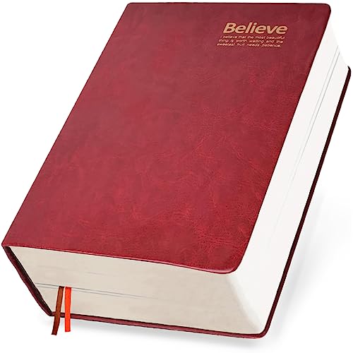 KXF 720 Pages Extra Super Thick Writing Journal for Women Men Vegal Leather Travelers Notebook Lined 720 Pages Travel Notepad Gift for Birthday Christmas Holiday Writing Diary Daily Monthly Planner