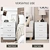 HOMCOM Bedside Table, Nordic Side Table With Roller Shutter Style Sliding Doors And Metal Legs For Bedroom, Living Room, Oak Tone - View #7