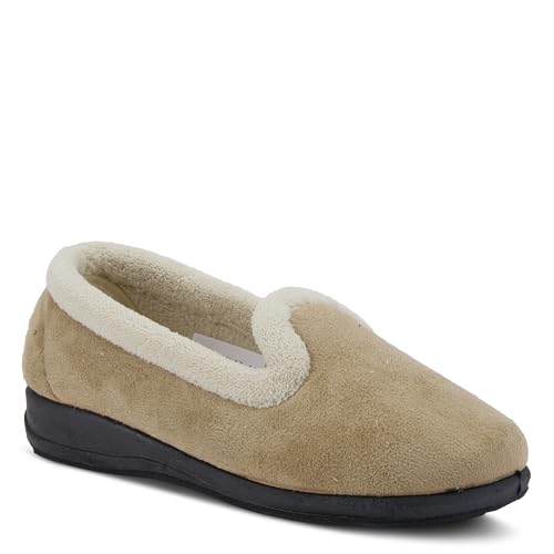 Flexus Spring Step Isla Slippers for Women - Warm Winter Loafer House Shoes - Ladies Slippers for Indoor Use, Everyday Wear