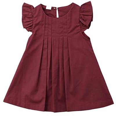 maroon frock for baby