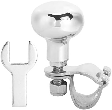 Steering Wheel Knob,316 Stainless Steel Boat Steering Wheel Knob, Steering Wheel Maneuvering Knob Ball Handle Accessory
