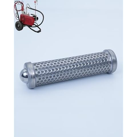 LUCKXUANYUAN 930-007 100 Mesh 5000 PSI Pump Manifold Filter with Ball – Compatible with Titan PowrTwin 4900, 6900, 8900, 12000 Plus, and PowrBeast 4700, 7700, 9700 Paint Sprayer Filter Cover