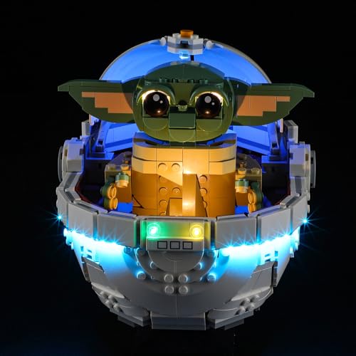 GEAMENT Kit de Luces LED Compatible con Lego Grogu con Aerocuna (...