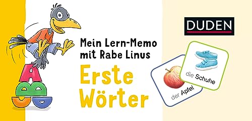 Mein Lern-Memo mit Rabe Linus - Erste Wörter (Kinderspiel) (Linus Lernspiele), Yellow
