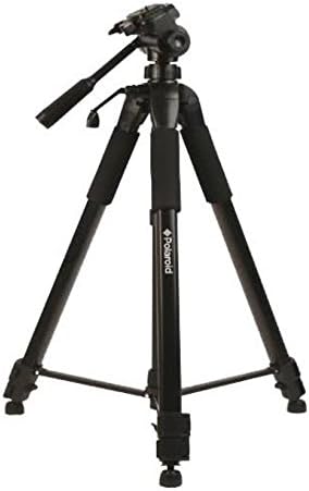 Professional 72-inch Tripod 3-Way Panhead Tilt Motion with Built in Bubble Leveling for Canon, Nikon, Sony, Pentax, Sigma, Fuji, Olympus, Panasonic, JVC, Samsung Cameras + Camcorders