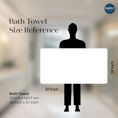 Image of Jasmine Quick Dry, Super Absorbent, Soft Beach, Bath & Sports Towel, White 70 x 140cm - 350 GSM Towel