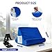 Sttargxing Universal Multi-Angle Tablet Holder - Soft Pad Stand with Net Pocket & Phone Stands for Lap, Knee, Sofa and Bed Phone Pad Stands(Blue)