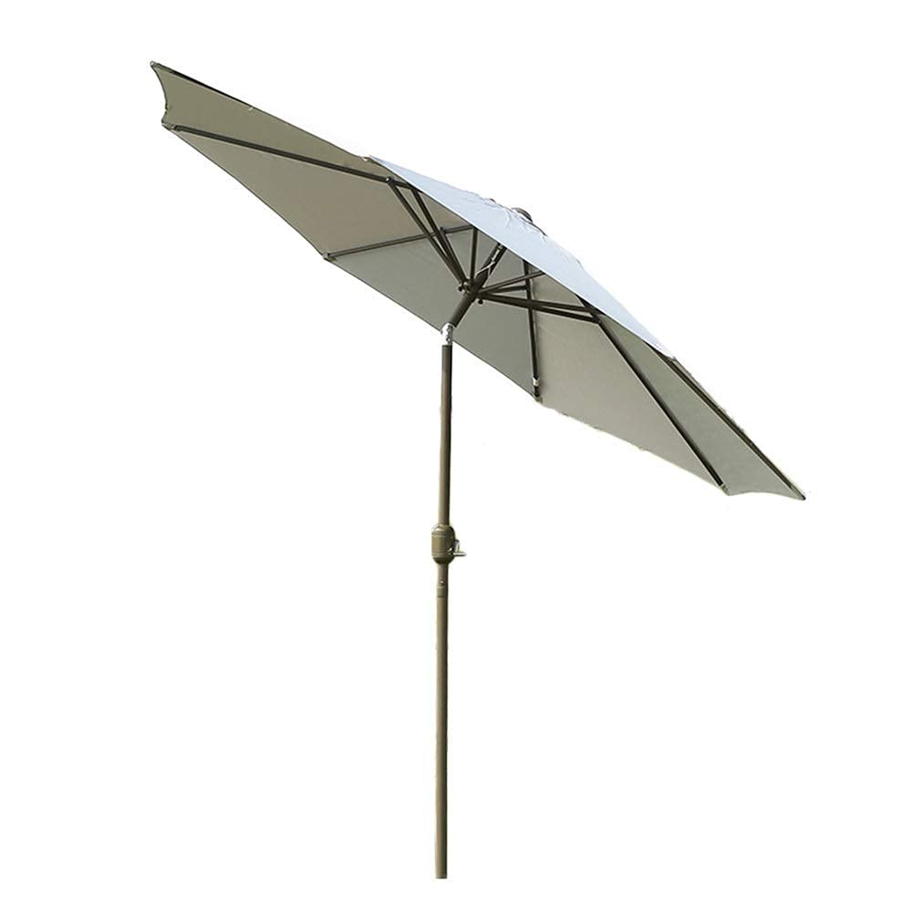 Parasol portátil CLSDRZC gris para piscina, playa y eventos al aire libre 8