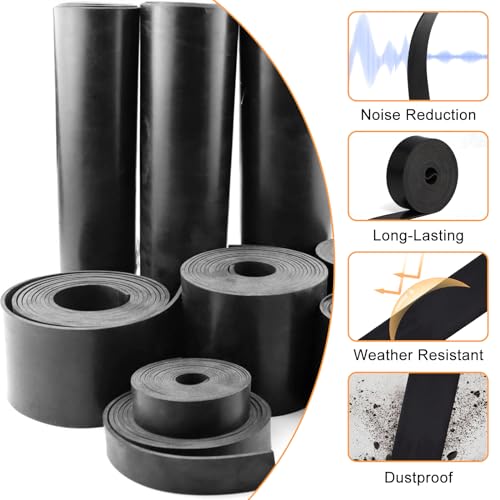 Vuaohiy PE-144 Neoprene Rubber Strips Solid Rubber Rolls Neoprene Solid Rubber Sheet For Diy Gasket thumb #3