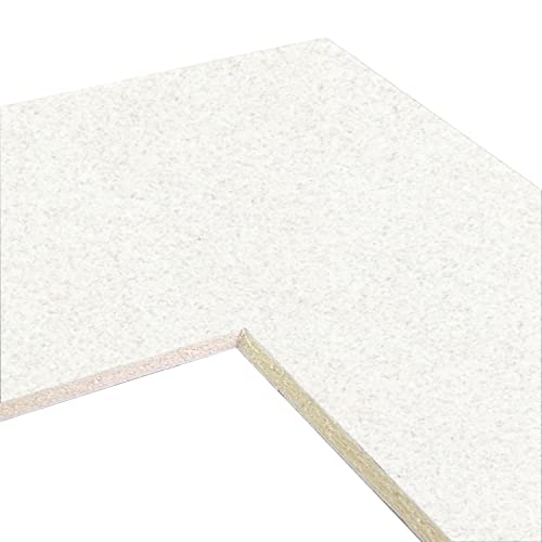 Craig Frames B163 Pre-Cut Mat Board for 12x12 Print, 20x20, Oyster Shell White