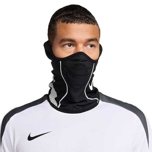 Nike Mens Df Acdmy Snood Socks Black/White/White L