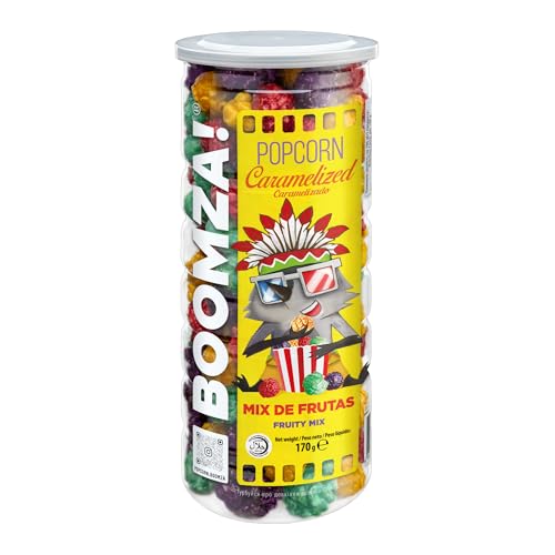 BOOMZA PALOMITAS CARAMELIZADAS SABOR 'MIX DE FRUTAS' 170 GR