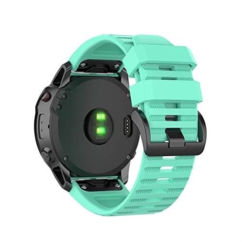 Bracelet silicone 26mm anti irritation pour montre Garmin Fenix 6