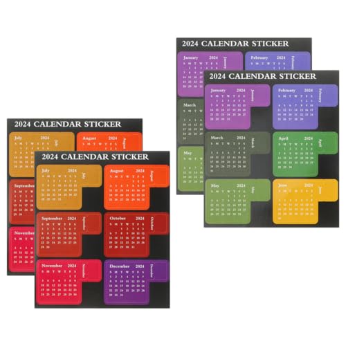 jojofuny 4�� �J�����_�[�V�[�� �C���f�b�N�X�t� �X�P�W���[���Ǘ��p�S���^�u �蒠�p���t�X�e�b�J�[ ����g���ɕ֗�