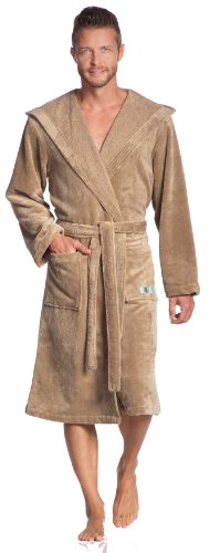 Preisvergleich Produktbild Vossen Damen Herren Bademantel Nougat Gr. XXL