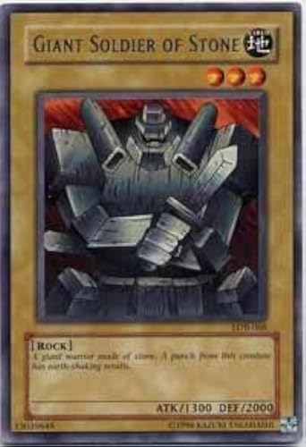 Yu-Gi-Oh! - Giant Soldier of Stone (LOB-068) - Legend of Blue Eyes White Dragon - Unlimited Edition - Rare