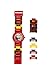 Imagen de Reloj modificable infantil con figurita de Kai de LEGO Ninjago Hands of Time; rojo