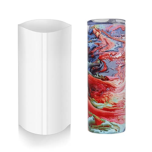 Image of 50Pcs 5x10in Shrink Wrap Sleeves for 20oz Tumbler | 50pk 5x10in shrink wrap bags for sublimation, wrinkle-free, for 20oz straight tumbler