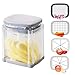 4 in 1 Taglia Patate con Lame Acciaio Inox, Taglierina Patatine Fritte, Taglia Patate Bastoncino, Affettatrice Manuale, Tagliaverdure Cubetti, Tagliapatate per Frutta, Verdure, Fragole, Uova, Carote immagine
