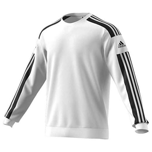 adidas SQ21 SW Top Sweatshirt, Mens, White, M