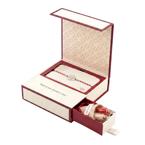 Image of GIVA 925 Silver Shree Om Rakhi| Raksha Bandhan Rakhi for Mens | Gift for mens | With Certificate of Authenticity and 925 Stamp