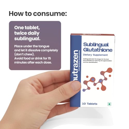 Image of Sublingual Glutathione Supplement- Pack of 4- 240 Tablets | High Bioavailability Formula for Skin Brightening, Tan Removal & Anti-Aging | Supports Detox, Liver Health, Cellular Health & Immunity