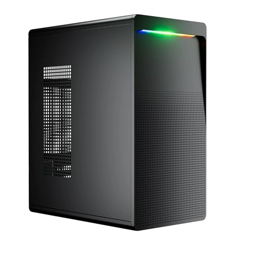 Image of Desktop Computer Set with I5 2nd Generation, 8GB RAM, 128GB SSD, 22-inch Monitor, Keyboard, Mouse, WiFi, Speakers, Windows 11, Black Full Set | 1 Year Warranty