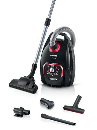 Bosch Classic Serie 8 BGB75X650, Aspirapolvere con Sacchetto, Nero