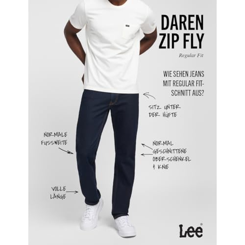LEE - Jeans Herren - Regular Straight Fit - Daren - Rinse – Ansicht 3
