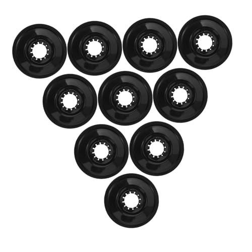 Mikikit 10pcs Flywheel Spoke Protectors Black Plastic Bicycle Flywheel Guard Bike Wheel Spoke Protector Cover Replacement for Mountain Road Bike