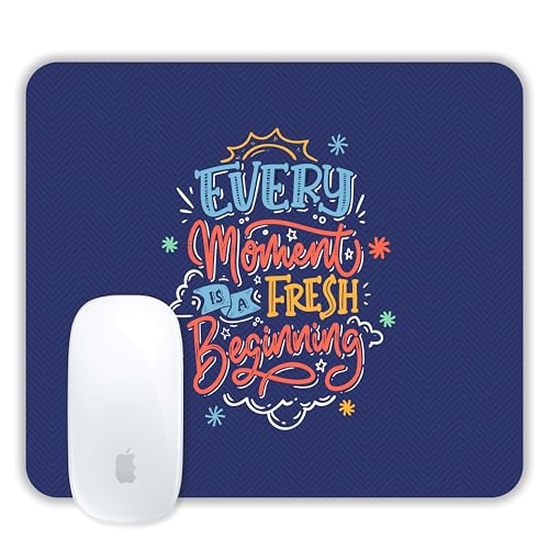 Image of TURTLEWINGS | Mousepad | Inspirational Quote Mousepad - 22x18 cm, 3mm Thick | Abstract Design Non-Slip Rubber Base | Office, Study & Gaming Use | Premium Smooth Surface 222 (12)
